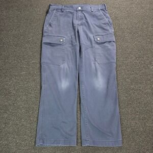 40 Grit Cargo Pants Mens 34x30 Blue Gray Duluth Trading Co Standard Fit Workwear